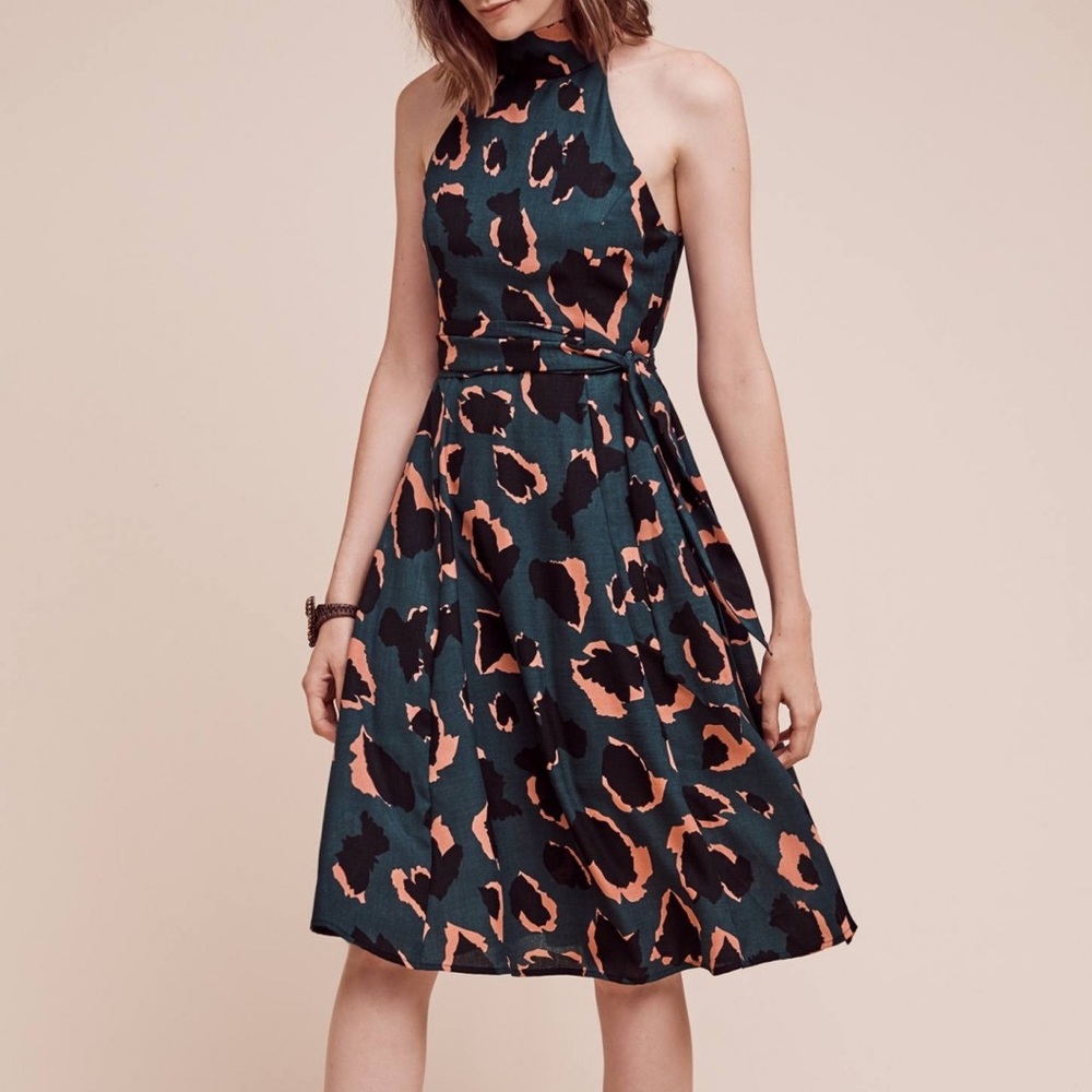 ELLIATT Leopard Print Dress SZ S
